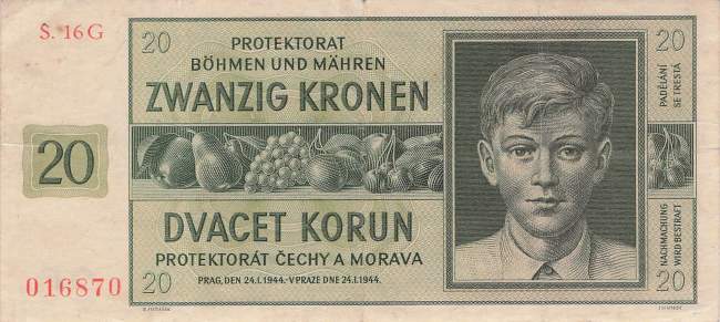 20 Kronen 1944